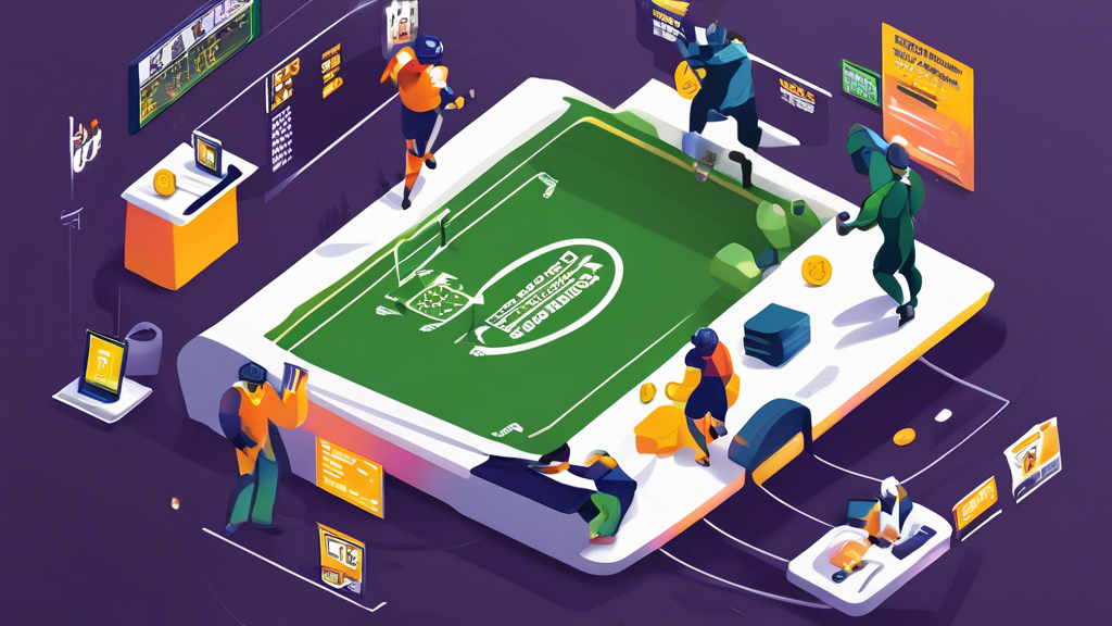 **DALL-E Prompt:** Create a visually engaging and informative illustration depicting the step-by-step process of placing bets on TAB Sports Betting. The image should include elements such as a computer screen showcasing the TAB interface with sports events and odds, a checklist of actions for creating and managing a TAB account, and visual cues for successful betting strategies. Use a modern, digital aesthetic with a vibrant color palette to reflect the excitement of sports betting while ensuring clarity and guidance for beginners.