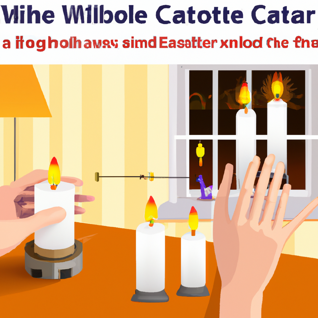 Create an image that focuses on practical usage and maintenance of cordless window candles. Illustrate a cozy, beautifully decorated room with cordless window candles on a windowsill, casting a soft glow. Include a close-up of a hand demonstrating battery replacement, showing a person easily inserting new batteries into the base of a cordless candle. Also, depict a simple cleaning routine with a soft cloth being used to clean the candle’s exterior. Ensure the image captures the ease of use, with a step-by-step feel for choosing, setting up, and maintaining these modern decor items. The overall ambiance should be warm and inviting, highlighting the charm and practicality of cordless window candles.