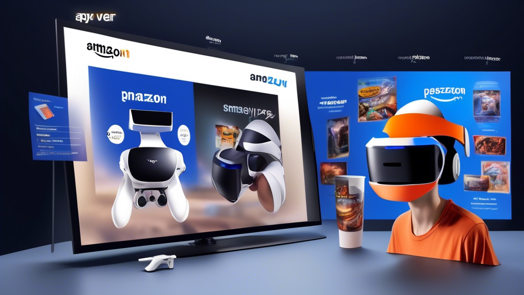 Create an image showcasing Amazon