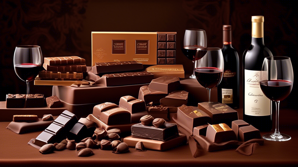An elegant gourmet tasting session featuring a variety of the world