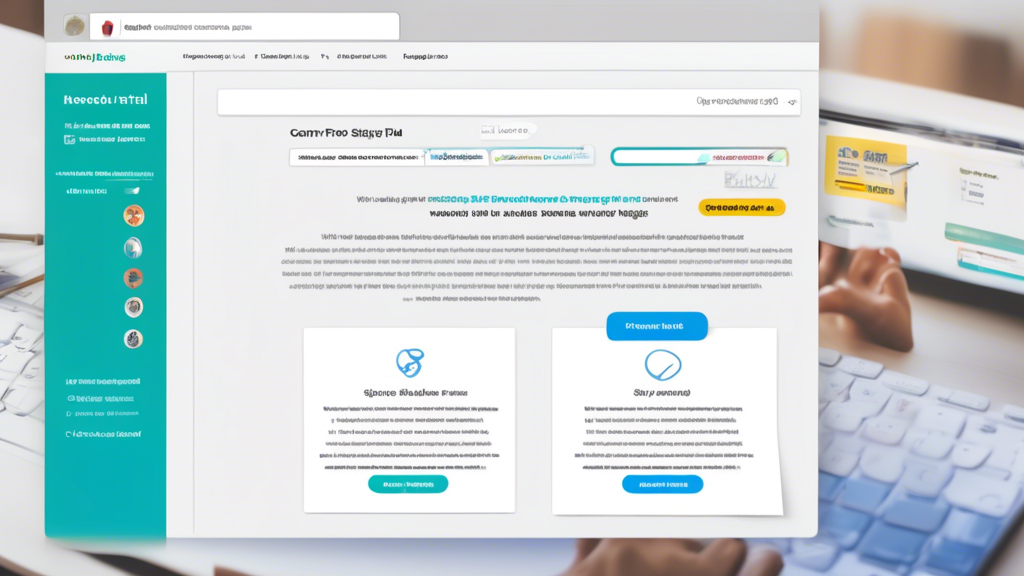 Create an image showing a user-friendly step-by-step guide on a computer screen for signing up for an Eweka Free Trial. Highlight fields and buttons such as 