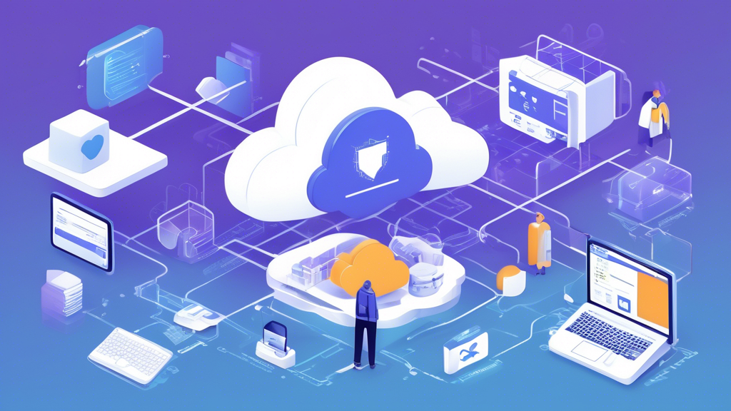 Create an image that visually represents the best practices and security aspects of using Terraform Cloud. Highlight elements such as access controls, role management, secure infrastructure as code (IaC), cost optimization tips, and troubleshooting common errors. Use a professional and technical style, incorporating icons or symbols for security policies, compliance, role management, optimization, and error fixing. Include subtle references to cloud infrastructure and collaboration to emphasize the theme of efficient infrastructure management with Terraform Cloud.