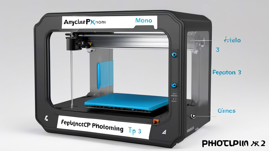Create an image of a detailed, step-by-step guide for maintaining and replacing FEP films on the Anycubic Photon Mono X 3D printer. The scene should include labeled diagrams showing the signs of when an FEP film needs replacement, an instructional visualization for safely removing the old film and installing a new one, and a checklist of routine maintenance tips. Include tools and accessories typically used in the process, such as hex keys and cleaning cloths, and focus on clarity for educational purposes.