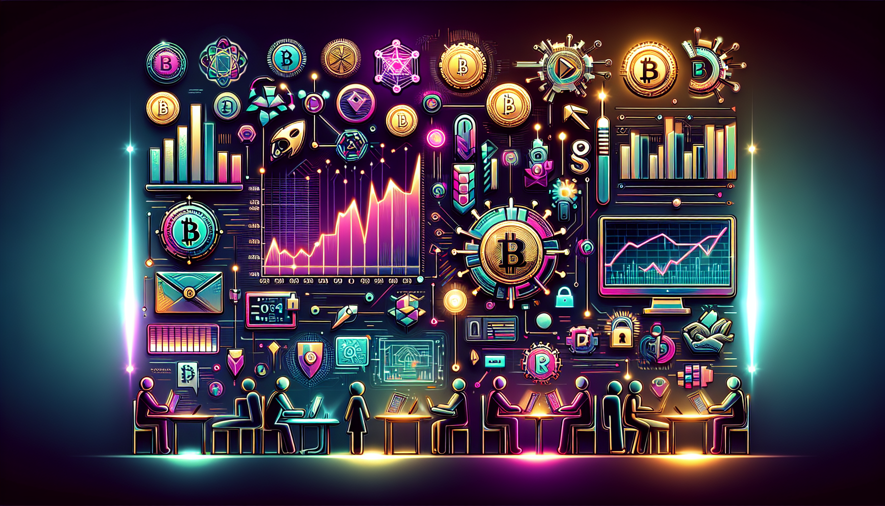 Create an image depicting the functional capabilities and unique features of the Gemini crypto exchange. Illustrate a futuristic digital interface that highlights the diverse range of supported cryptocurrencies and showcases advanced trading options. Include visual elements that symbolize robust security measures, such as encrypted keys or digital fortresses, and features that make Gemini stand out from competitors, like exclusive trading tools or innovative user benefits. Make sure to incorporate a sleek and modern design, representing Gemini as a cutting-edge choice for traders in the cryptocurrency market.
