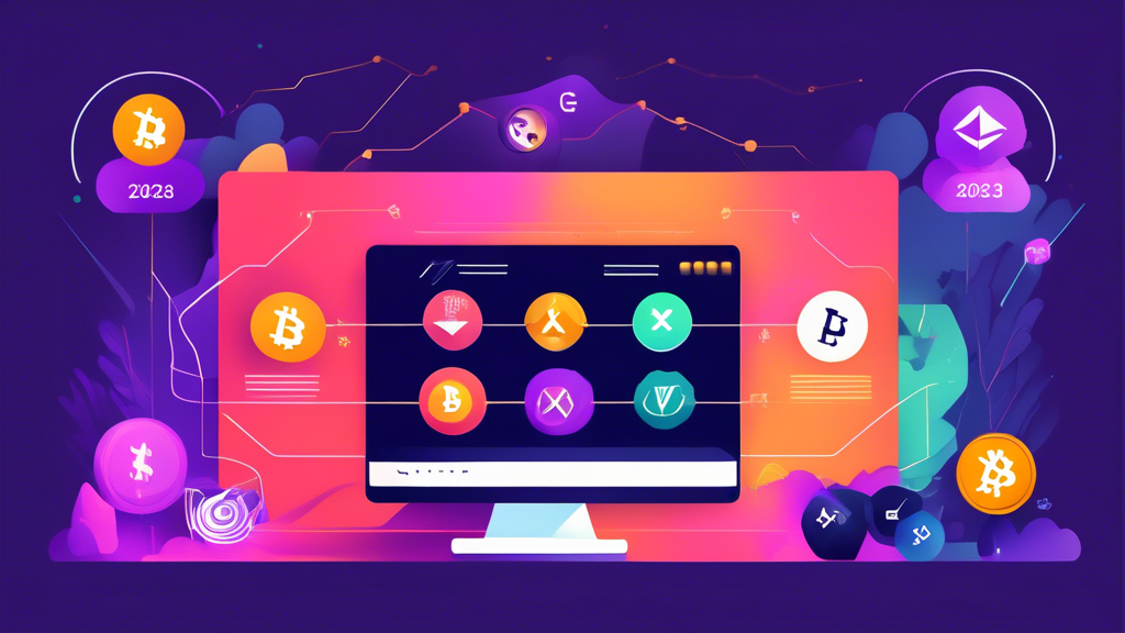 **DALL-E Prompt:** Create an informative and visually appealing illustration that showcases Top Crypto Exchanges to Consider in 2023. Include a side-by-side comparison of a centralized exchange and a decentralized exchange, highlighting their features, fees, and user interfaces. Use vibrant colors and clear icons to represent different cryptocurrencies. Include a checklist with tips for selecting the right exchange based on trading needs and investment goals, and frame the image with a digital, futuristic theme that reflects the world of cryptocurrency.