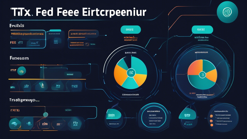 Create an image depicting a detailed infographic explaining the tiered fee structure of trading on the FTX cryptocurrency platform. The graphic should highlight different levels of trading volumes and how they correspond to varying maker and taker fees. Include visual representations of how using FTT tokens can help reduce these fees, and incorporate graphs or charts showing the relationship between increased trading volume and fee reductions. Use a clean and modern design with vibrant colors to make the complex information easily understandable.