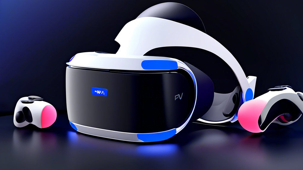 Create an image showcasing the new PSVR headset, emphasizing its sleek and ergonomic design improvements. The headset should appear lightweight, with cushioned padding for comfort during extended play sessions. Include features like adjustable straps and intuitive controls that convey enhanced usability. Capture a diverse group of players, spanning various ages and backgrounds, comfortably wearing the headset and engaging in dynamic gameplay, illustrating the accessibility and joy the new design brings to virtual reality gaming.