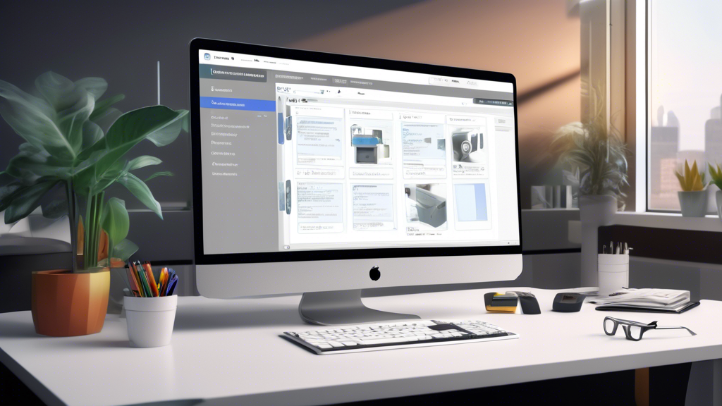 Create an image depicting a user-friendly digital workspace illustrating best practices for utilizing Easynews NZB. The scene should show a computer screen displaying the Easynews NZB interface, with highlighted settings and features that enhance user experience. Include visual cues for common pitfalls, such as error messages or warnings, alongside solutions to avoid these issues. Surround the workspace with additional tools, like a guidebook or software icons, indicating essential tools for an improved Easynews experience. The overall atmosphere should convey efficiency and ease of use, appealing to beginners.