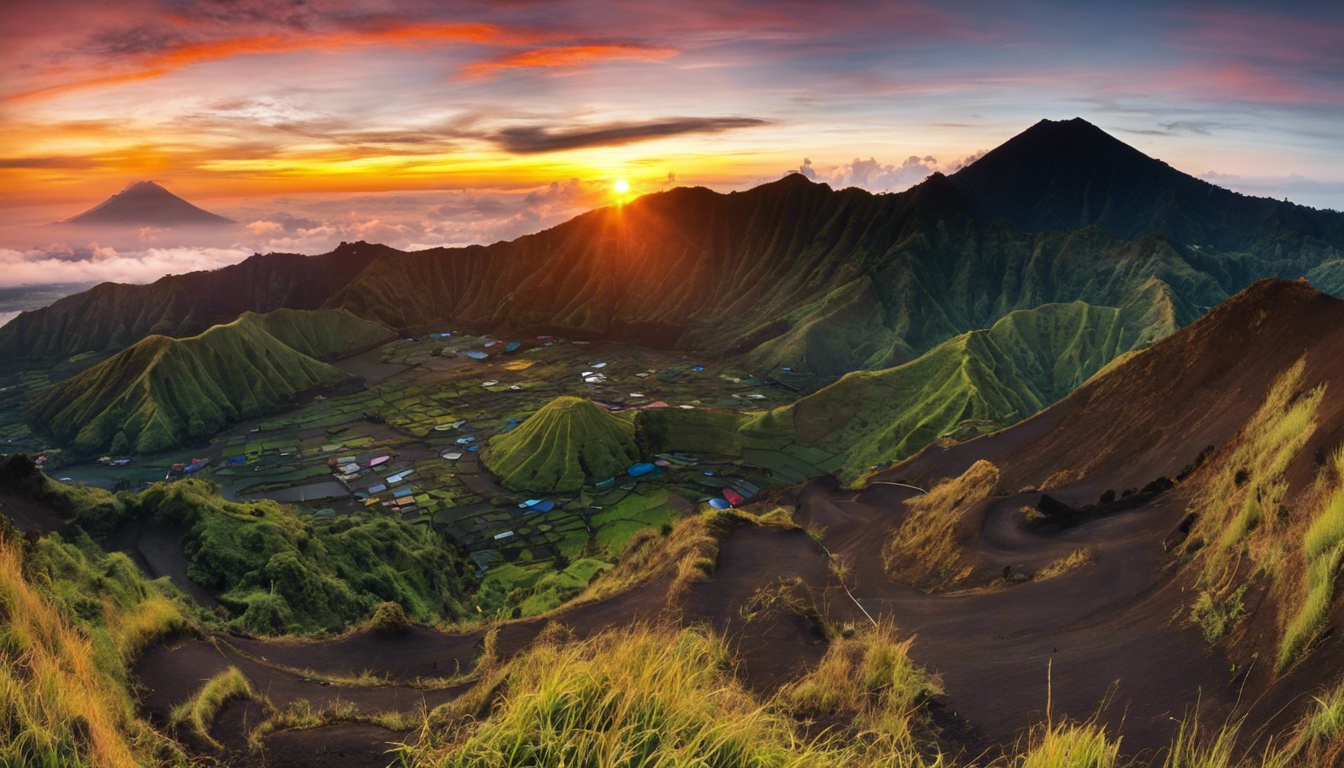 3. Treking Gunung Batur: Menyaksikan Sunrise Spektakuler
