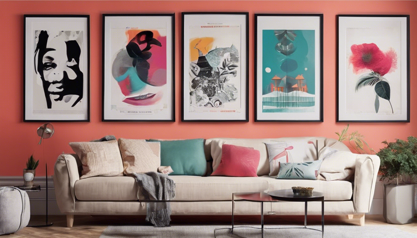 Incorporating Framed Art Posters into Different Design Styles