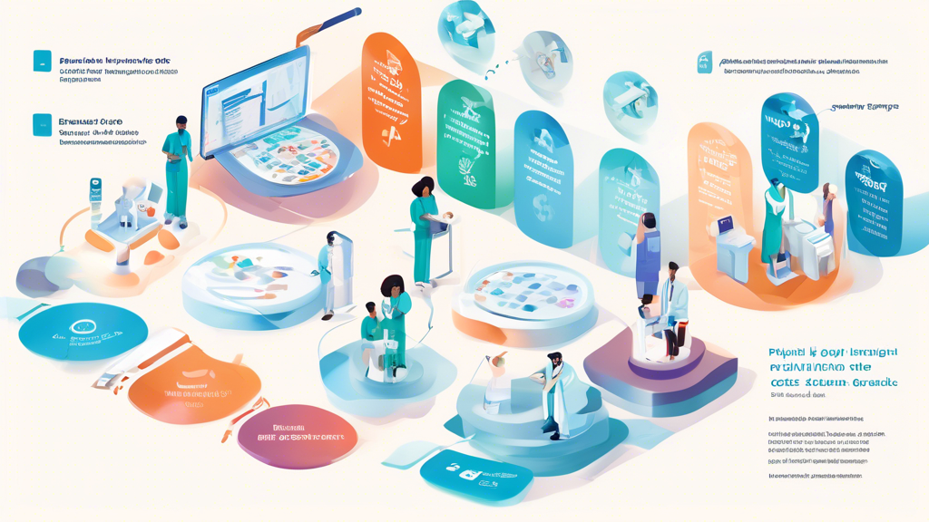 Create a digital illustration that visually represents the various factors influencing the cost of a DOT physical exam. Include a map highlighting different regions and their respective price ranges, symbols representing various healthcare providers like clinics and mobile units, and a graph or scale indicating how additional services or tests can affect overall cost. Use a blend of imagery and infographics to convey how location, provider type, and required services contribute to the price variation in DOT physical exams.