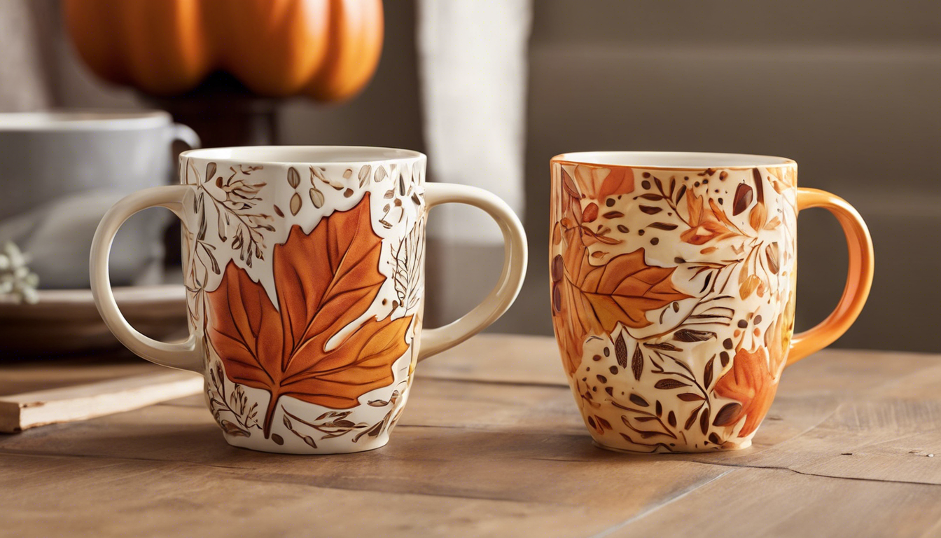 Cozy Up with Fall-Themed Ceramic Mugs: Perfect for Pumpkin Spice Season
