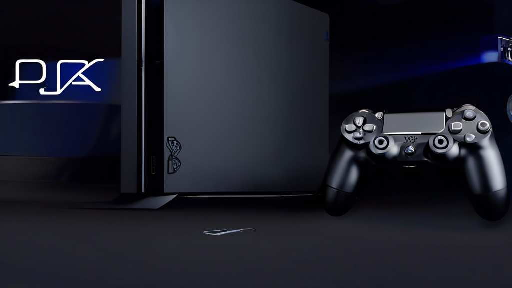 **DALL-E Prompt:** Create an image that showcases the performance enhancements of the PS4 Slim compared to the original model. Include visual elements such as side-by-side comparisons of the two consoles, focusing on the upgraded hardware specifications like a faster processor and improved graphics capabilities. Illustrate gameplay scenes that highlight faster loading times and stunning visual graphics from popular games. Additionally, depict PlayStation accessories like controllers and VR equipment to emphasize compatibility with the PS4 Slim. Use a modern, tech-inspired background to enhance the overall appeal of cutting-edge gaming technology.