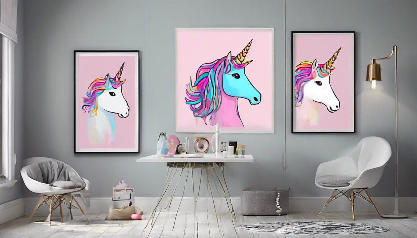 3. Creative Ways to Display Unicorn Art