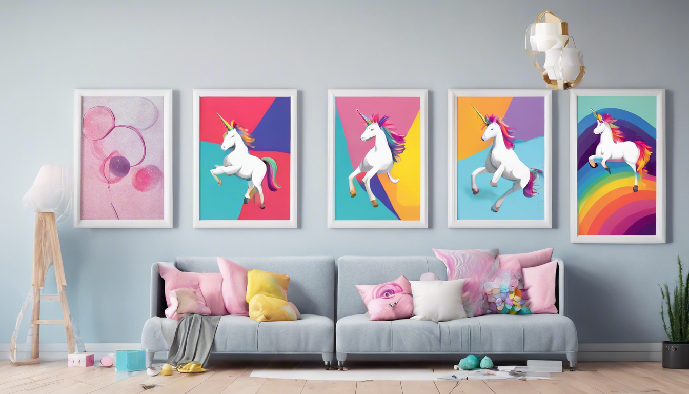 Creative Ways to Display Unicorn Posters