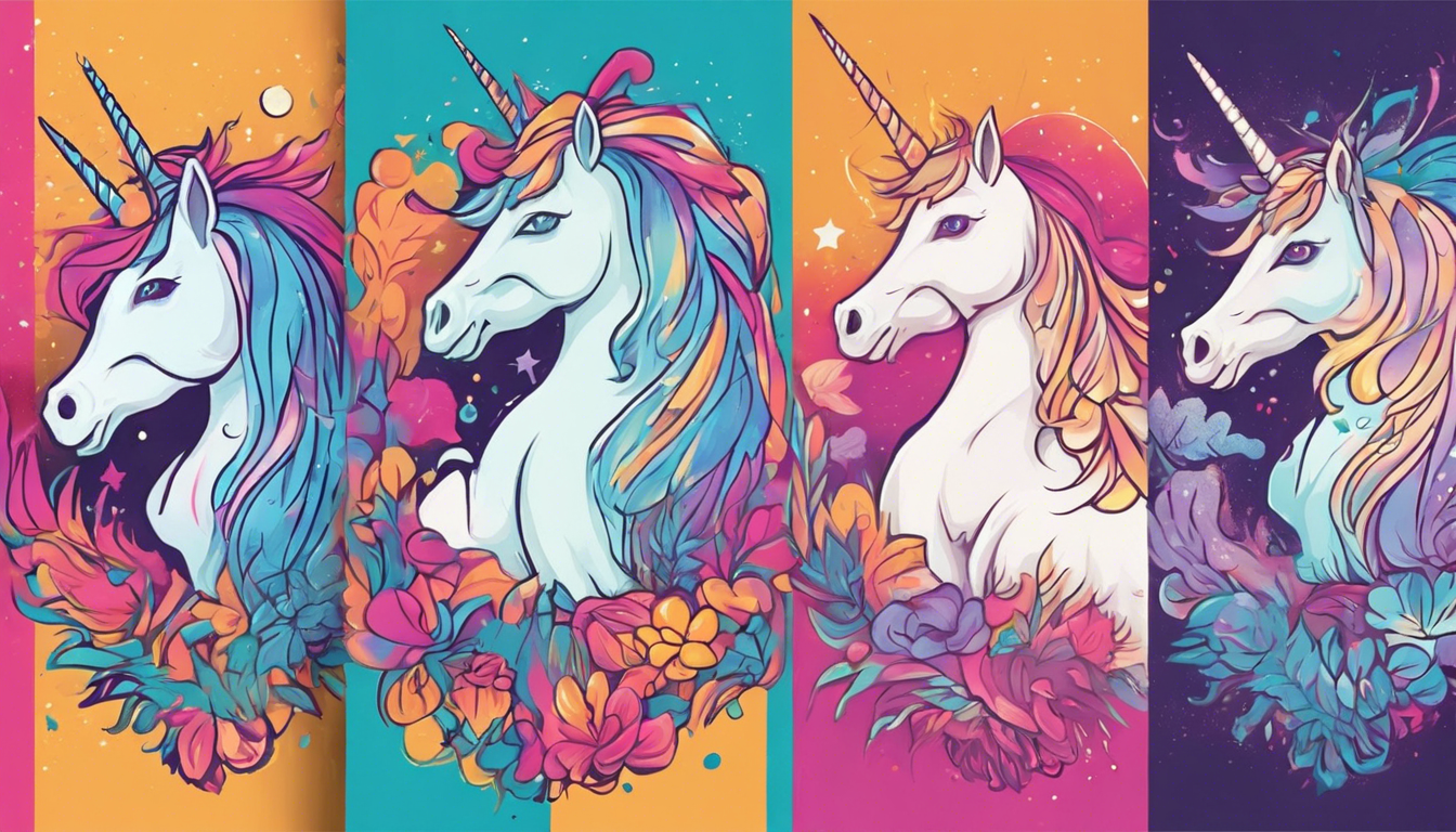 Exploring Different Styles of Unicorn Fantasy Posters