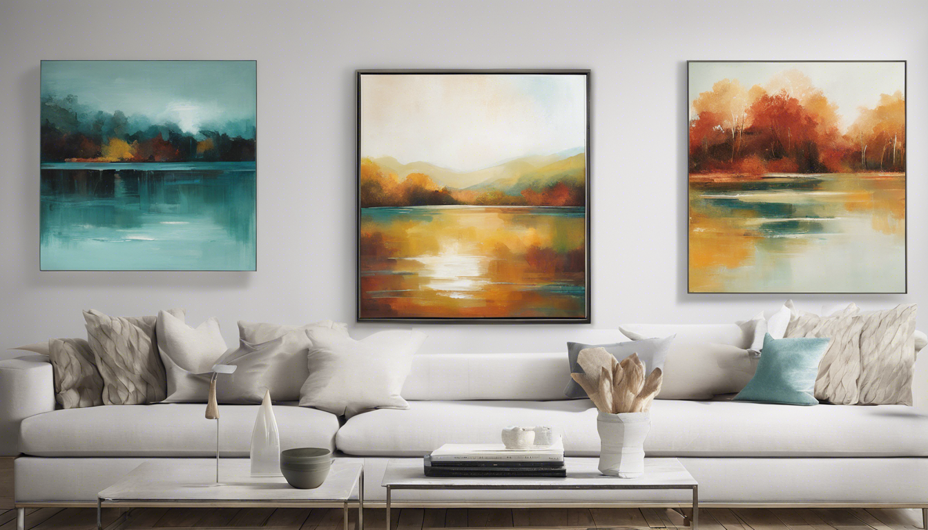 Discover the Serenity of Tranquil Lake Art: Enhance Your Space with Nature-Inspired Creations