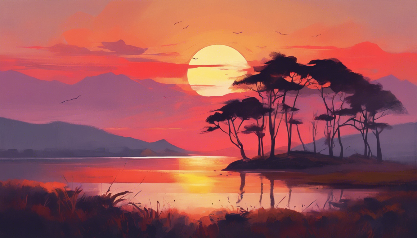 3. Popular Styles and Themes in Sunset Landscape Art