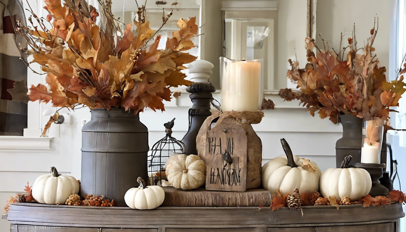 Creative Ideas to Use Fall Decor All Season Long