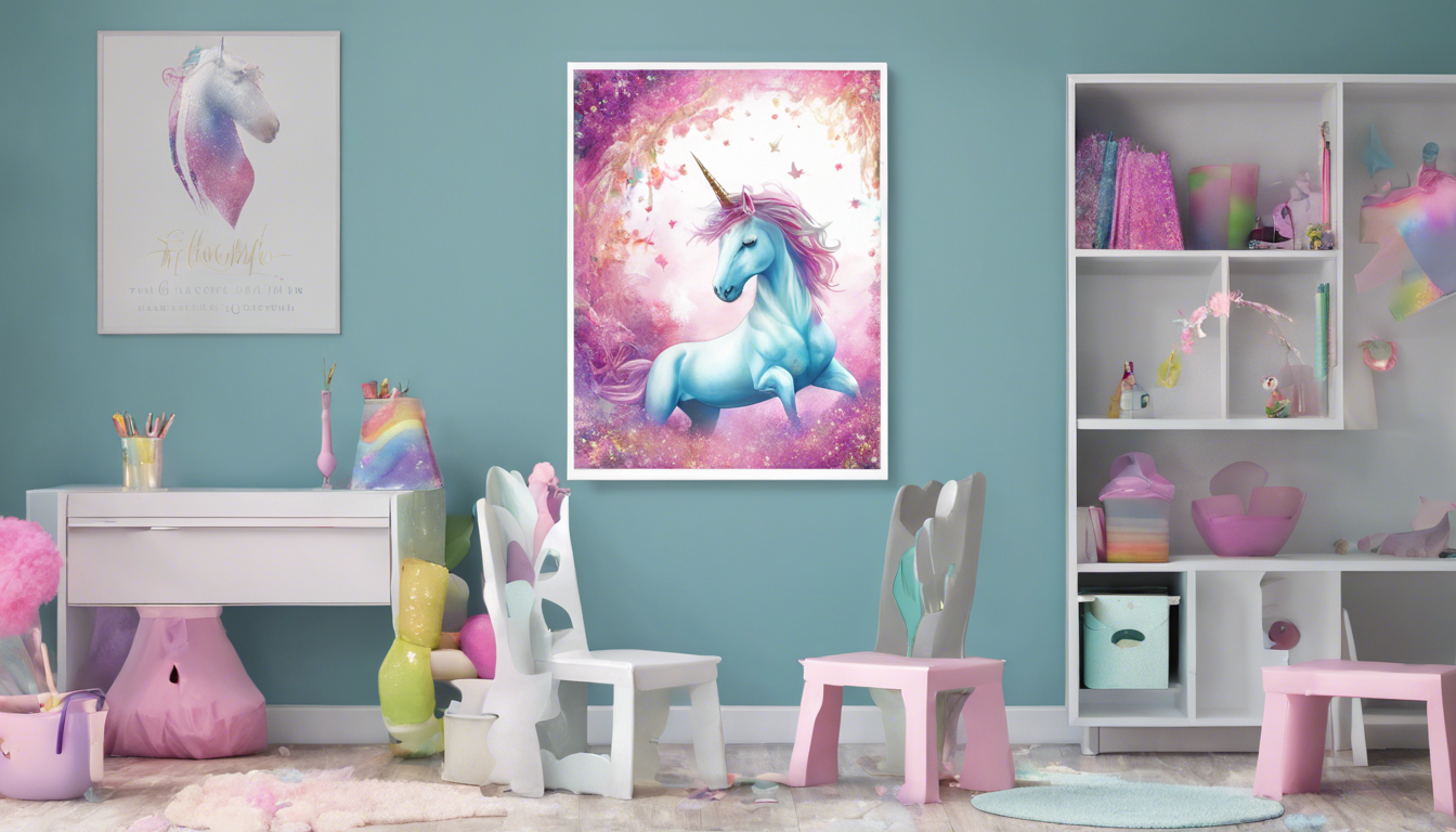 Creative Ways to Display Your Enchanted Unicorn Poster