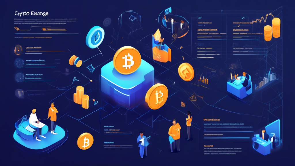 Create an informative and visually appealing illustration that represents the process of choosing the right crypto exchange tailored to individual needs. The image should include diverse personas reflecting beginners and advanced traders, each analyzing different factors such as supported currencies, security features, and trading options. Incorporate elements like a checklist, currency symbols, and graphs or charts to convey evaluation and decision-making. Emphasize an organized and secure environment, symbolizing the importance of setting up an exchange account securely. The overall tone should be professional and user-friendly, aimed at educating potential crypto traders.