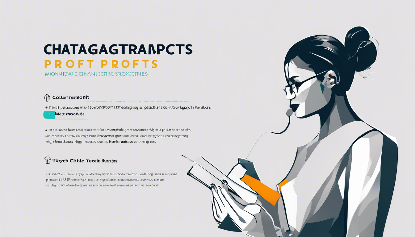 Unlocking Profits: A Comprehensive Guide to<b> ChatGPT Monetization</b> Strategies’ style=’display: block; margin: auto; max-width: 100%; height: auto;’></p>
<h2>Key Insights</h2>
<ul>
<li>ChatGPT offers unique capabilities that can be leveraged for monetization.</li>
<li>Various models exist for monetizing ChatGPT, including subscription services and one-time purchases.</li>
<li>Building products or services around ChatGPT requires an understanding of its strengths and target market.</li>
<li>Effective marketing strategies are crucial for successful<b> ChatGPT monetization</b> initiatives.</li>
<li>Case studies highlight proven paths to success and inform future trends in the AI monetization landscape.</li>
</ul>
<h3>Understanding ChatGPT and Its Unique Value Proposition</h3>
<p>Understanding ChatGPT’s unique value proposition involves recognizing its capabilities as an advanced AI language model that offers unprecedented opportunities for<b> chatgpt monetization</b>.</p>
<p>By leveraging natural language processing and machine learning, ChatGPT can automate customer interactions, provide personalized content recommendations, and generate insightful data analysis, presenting businesses with various avenues for revenue generation.</p>
<p>For professionals, this means integrating ChatGPT into existing workflows not only enhances operational efficiency but also opens up new monetization pathways, such as developing subscription-based models for tailored AI services or creating bespoke chat experiences that enhance user engagement.</p>
<p>Furthermore, the scalability of ChatGPT allows organizations to expand their reach and optimize costs effectively, making it a compelling choice for those seeking innovative solutions that drive profitability while improving customer satisfaction.</p>
<h3>Exploring Various Monetization Models for ChatGPT</h3>
<p>The landscape of<b> chatgpt monetization</b> is rapidly evolving as businesses and developers seek innovative ways to leverage this advanced conversational AI technology for profit.</p>
<p>Various models are emerging, each catering to distinct market needs and user engagement strategies.</p>
<p>Subscription-based access is popular among enterprises looking to integrate AI-driven customer service solutions, enabling them to provide 24/7 support while reducing operational costs.</p>
<p>Alternatively, usage-based pricing—where users pay per interaction or API call—offers flexibility for startups and smaller organizations that may not have predictable usage patterns.</p>
<p>Furthermore, partnerships with content creators and digital marketing firms are beginning to take shape, where ChatGPT is embedded into platforms for enhanced customer experiences, driving revenue through affiliate links and advertising.</p>
<p>As this monetization ecosystem continues to mature, professionals in the field must stay agile, evaluating the effectiveness of each model against their business objectives, user satisfaction, and market dynamics to maximize their returns on investment in ChatGPT technologies.</p>
<blockquote><p>‘The best way to predict the future is to create it.’ – Peter Drucker</p></blockquote>
<h3>Building a Product or Service around ChatGPT</h3>
<p>In today’s rapidly evolving digital landscape, leveraging chatbots like ChatGPT for monetization offers a compelling opportunity for professionals aiming to innovate their product or service offerings.</p>
<p>By integrating ChatGPT into customer service channels, businesses can enhance user engagement through personalized interactions, thereby fostering customer loyalty and optimizing operational costs.</p>
<p>Furthermore, the deployment of ChatGPT can be expanded into content creation, where professionals can utilize its capabilities to generate marketing materials, reports, or social media posts, significantly streamlining the content pipeline and reducing the reliance on human resources.</p>
<p>Analyzing user interactions can also provide valuable insights, allowing companies to refine their offerings based on real-time feedback.</p>
<p>As the demand for efficient, AI-driven solutions grows, developing a robust monetization strategy around ChatGPT not only positions organizations to stay competitive but also drives continuous improvement and innovation in digital engagement.</p>
<p><a href=