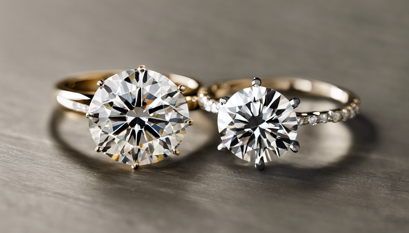 Comparing Sparkle: Moissanite vs Diamond