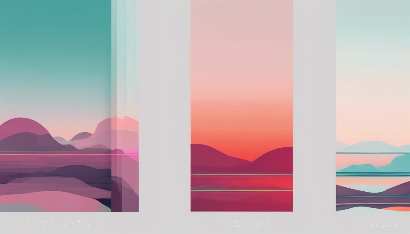 The Impact of Color and Composition in Horizon Landscapes