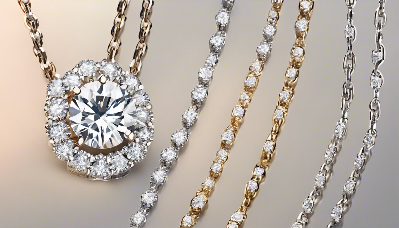 Comparing Moissanite Chains with Diamond Chains