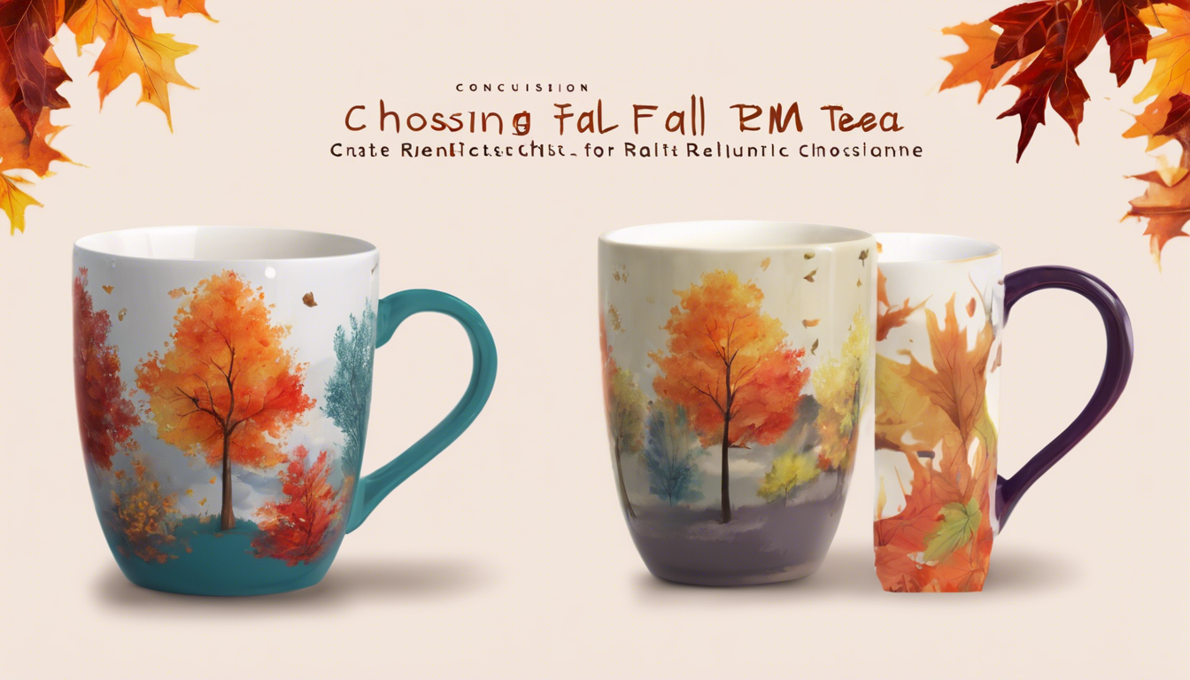 Conclusion: Choosing the Perfect Fall Tea Mug for Your Cozy Moments