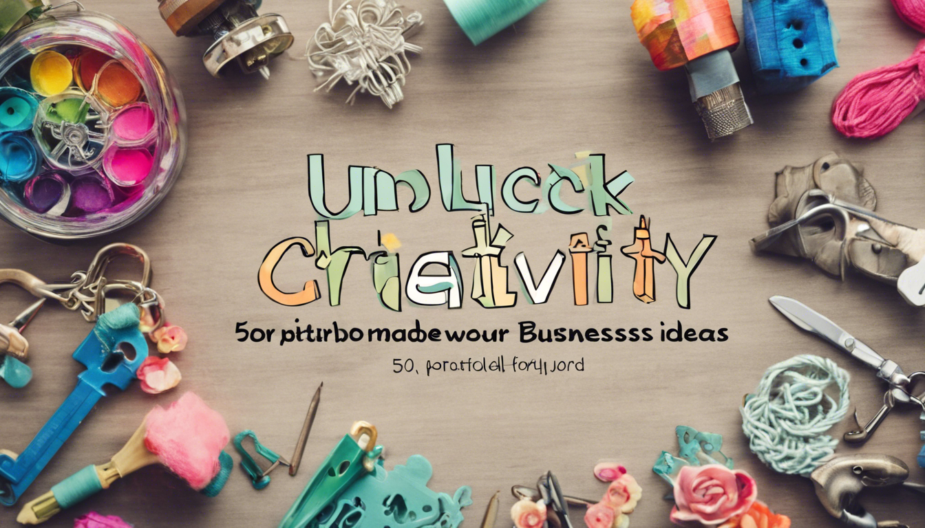 Unlock Your Creativity: 50 Profitable Handmade Business Ideas to Start Today!