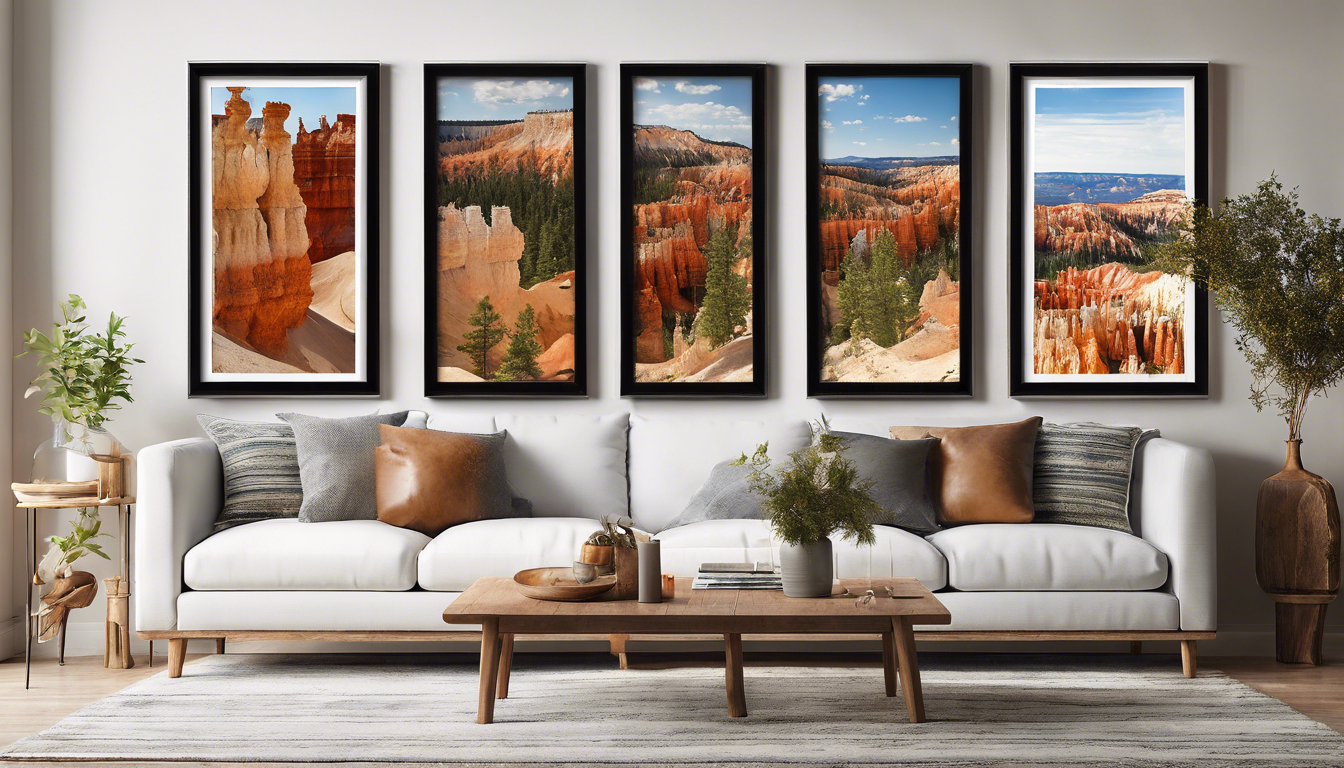 Inspiration: How to Style Your Nature Prints in Different Rooms