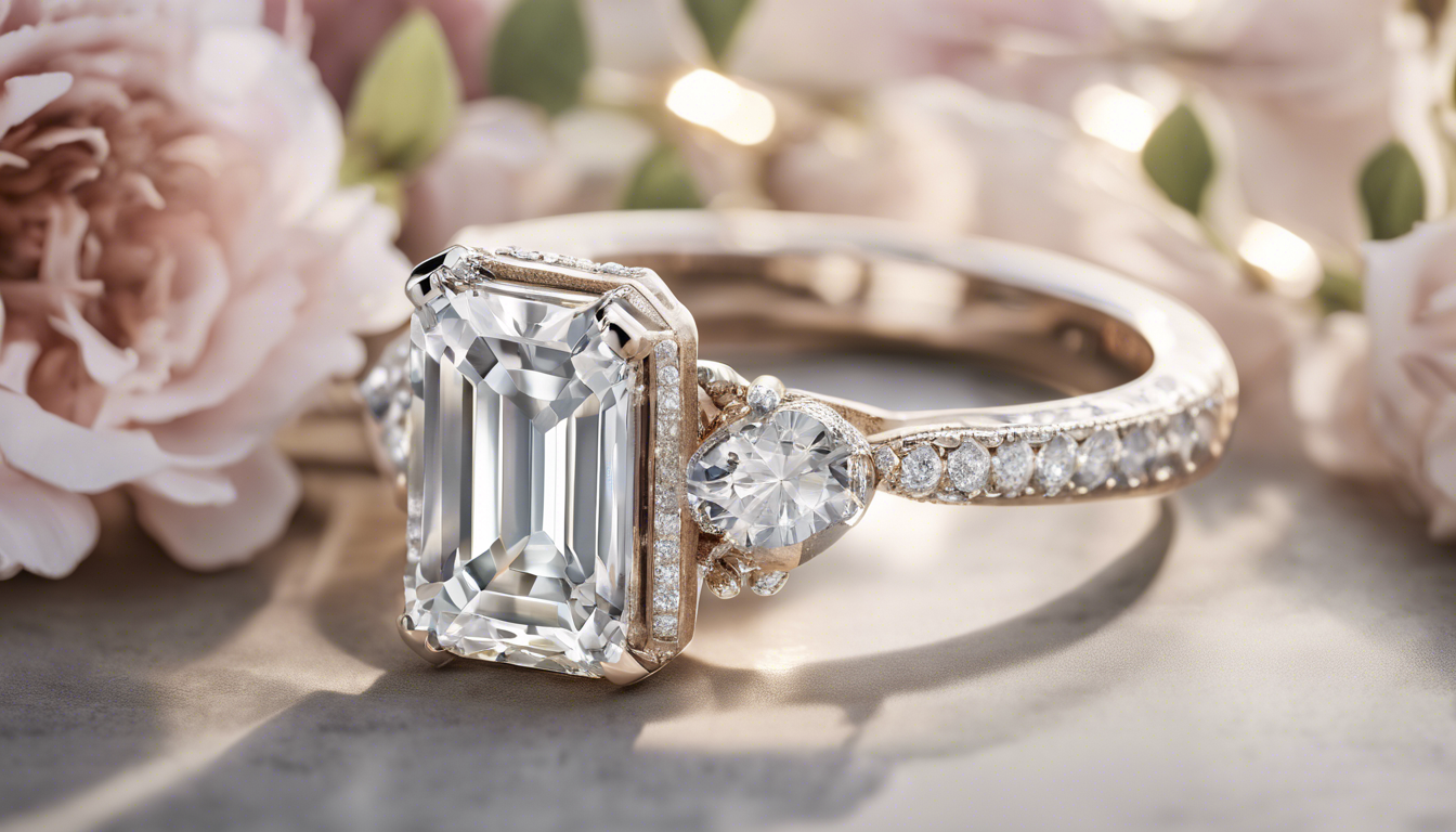 Choosing the Right Setting for Your Emerald Cut Moissanite Ring