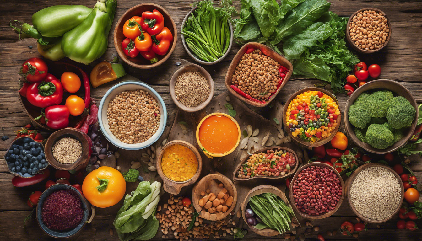 A<b> Vegetáriánus Táplálkozás</b> Előnyei: Miért Válaszd Az Egészségesebb Életmódot?’ style=’display: block; margin: auto; max-width: 100%; height: auto;’></p>
<h2>Fontos infók</h2>
<ul>
<li>A<b> vegetáriánus táplálkozás</b> gazdag tápanyagokban és vitaminokban.</li>
<li>Ez az étrend jelentősen csökkentheti a szív- és érrendszeri betegségek kockázatát.</li>
<li>A vegetáriánus életmód környezetvédelmi előnyökkel is jár, mivel csökkenti az állattenyésztés környezeti hatásait.</li>
<li>A vegetáriánus étrendre való váltás fokozatosan is megvalósítható, könnyedén bevezethetők a húsmentes napok.</li>
<li>Számos ízletes és tápláló vegetáriánus étel létezik, amelyek változatosan beilleszthetők a napi étrendbe.</li>
</ul>
<h3>A<b> vegetáriánus táplálkozás</b> alapjai</h3>
<p>A<b> vegetáriánus táplálkozás</b> alapjai sokak számára izgalmas új világot nyithatnak meg, amely tele van ízletes és tápláló ételekkel. A<b> vegetáriánus táplálkozás</b>, amely hús- és haltermékek elhagyását jelenti, különösen népszerűvé vált az utóbbi években a környezettudatosság és az egészségmegőrzés iránti növekvő igény miatt. A<b> vegetáriánus táplálkozás</b> során kulcsszerepet játszanak a növényalapú élelmiszerek, mint például zöldségek, gyümölcsök, teljes kiőrlésű gabonák, hüvelyesek és magvak. Ezek nemcsak tápanyagokban gazdagok, hanem segítenek a különféle betegségek megelőzésében is. Fontos, hogy a<b> vegetáriánus táplálkozás</b> során ügyeljünk a megfelelő fehérjeforrásokra, mint például a bab, lencse és tofu, hogy a szükséges tápanyagokhoz hozzáférhessünk. Ezen kívül a vitaminok és ásványi anyagok, mint a B12 vitamin és a vas pótlása is kiemelten fontos, hogy a vegetáriánus életmód egészséges és kiegyensúlyozott legyen.</p>
<h3>A vegetáriánus étrend egészségügyi előnyei</h3>
<p>A<b> vegetáriánus táplálkozás</b> világszerte egyre népszerűbbé válik, hiszen számos egészségügyi előnnyel járhat. Először is, a vegetáriánus étrend gazdag vitaminokban, ásványi anyagokban és rostokban, amelyek hozzájárulnak az optimális emésztéshez és a szív- és érrendszeri problémák megelőzéséhez. A növényi alapú táplálkozás, amely a hús elhagyására összpontosít, alacsonyabb telített zsírtartalommal és kalóriával bír, így segíthet a testsúly kontrollálásában és a krónikus betegségek, például a cukorbetegség és magas vérnyomás kockázatának csökkentésében. Ráadásul a<b> vegetáriánus táplálkozás</b> jótékony hatással van a bélflórára, elősegítve a probiotikumok tisztán tartását, ami fontos az immunrendszer erősítéséhez. Továbbá, a tápanyagokban gazdag zöldségek, gyümölcsök, hüvelyesek és teljes kiőrlésű gabonák rendszeres fogyasztása hozzájárul a bőr és a haj egészségéhez is. Összességében, a<b> vegetáriánus táplálkozás</b> nemcsak fenntarthatóbb életmódot kínál, hanem számos egészségügyi előnyt is hordoz magában.</p>
<blockquote><p>‘Az étel, amit eszünk, egyenlő az egészségünkkel, a jövőnkkel és a bolygónkkal.’ – A vegán etika képviselői</p></blockquote>
<h3>Környezetvédelmi szempontok</h3>
<p>A<b> vegetáriánus táplálkozás</b> nemcsak az egészség megőrzése szempontjából előnyös, hanem jelentős környezetvédelmi szempontokat is figyelembe vesz. A húsfogyasztás csökkentése közvetlen hatással van az üvegházhatású gázok kibocsátására, mivel a húsipar az egyik legnagyobb szén-dioxid- és metánkibocsátó ágazat. A<b> vegetáriánus táplálkozás</b> elősegíti a fenntartható mezőgazdasági gyakorlatokat, hiszen a zöldségek és gyümölcsök termesztése kevesebb erőforrást igényel, mint a húsállatok tenyésztése. Emellett a vegetáriánus étrend támogatja a biodiverzitást is, mivel kevesebb fát vágnak ki a legelők fenntartása érdekében. Az élelmiszertermelés környezeti lábnyomának csökkentése érdekében tehát érdemes megfontolni a<b> vegetáriánus táplálkozás</b>ra való áttérést.</p>
<p><a href=