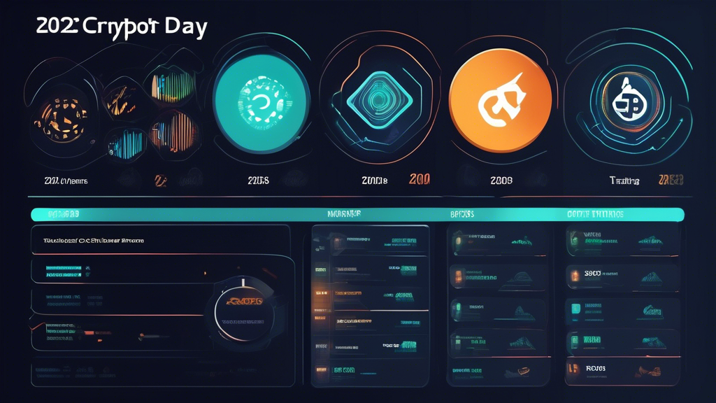 Prompt: Create an image that showcases a 2023 comparison of major crypto day trading platforms. The design should feature a clear and detailed table or chart highlighting the advantages and disadvantages of each platform. Include elements that represent interface user experience, mobile support, and advanced trading tools, using modern and futuristic visuals to convey the cutting-edge technology and innovation of the crypto trading world. The scene should be set in a sleek, digital environment, embodying the essence of high-tech finance.