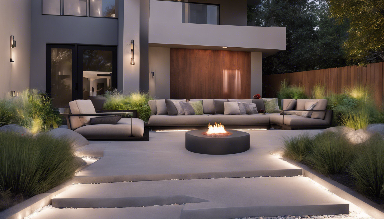 Design Options for Stylish Concrete Hardscaping
