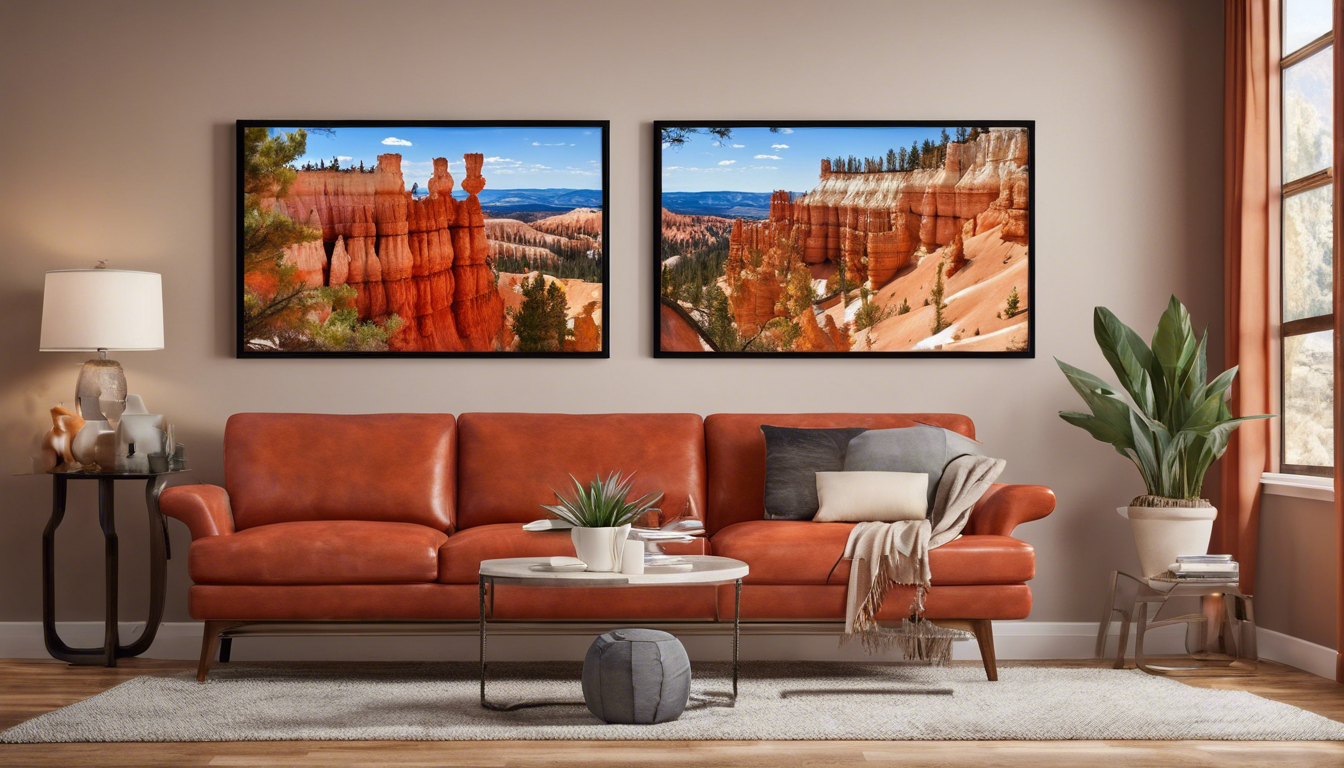 Creative Ways to Display Bryce Canyon Wall Art