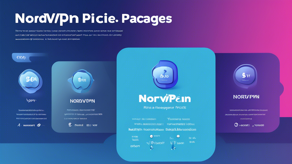 **DALL-E Prompt**: A visually informative infographic illustrating the different pricing packages of NordVPN. Display a comparison chart showing monthly, yearly, and multi-year subscription options, highlighting their costs, additional fees, and any special offers. Include icons representing advantages and disadvantages for each pricing tier, using a modern and sleek design with a tech-inspired color palette. Incorporate the text 