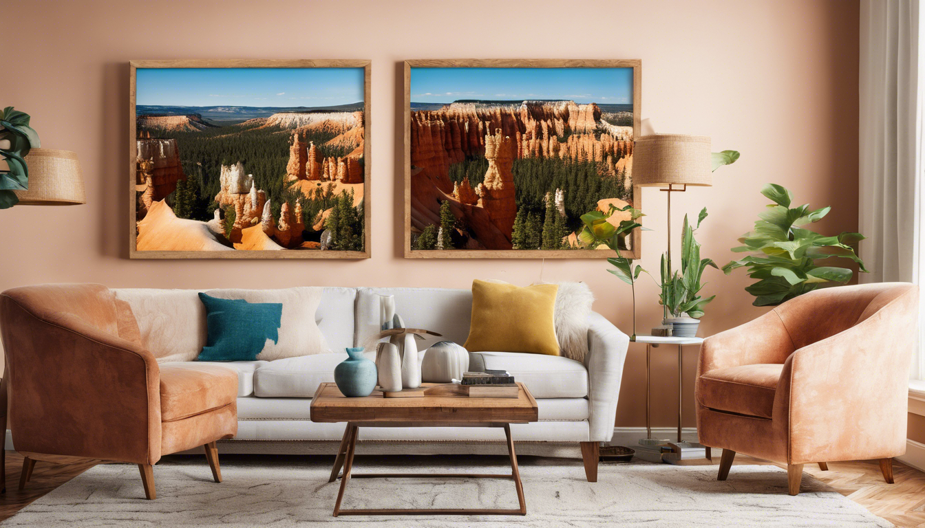 Transform Your Living Room with Stunning Park Art Creations