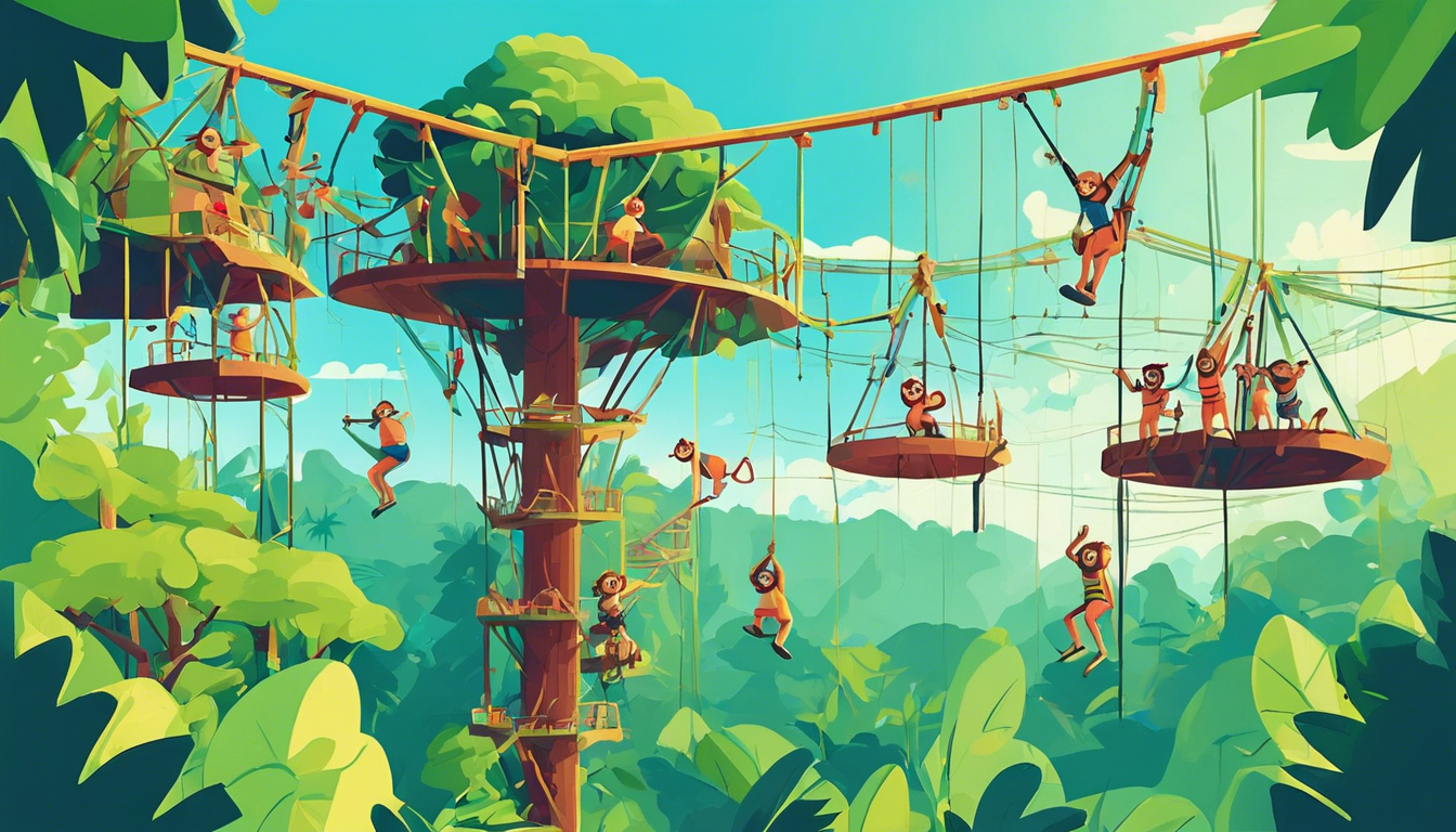 4. Bermain dan Belajar di Bali Treetop Adventure Park