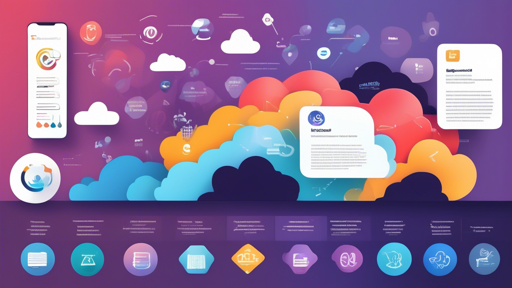Create an infographic showcasing the top 5 multicloud management platforms for businesses. Include visually appealing icons and charts that represent each platform