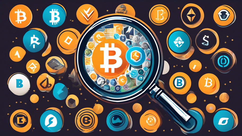 Create an image depicting a diverse selection of cryptocurrency trading platforms