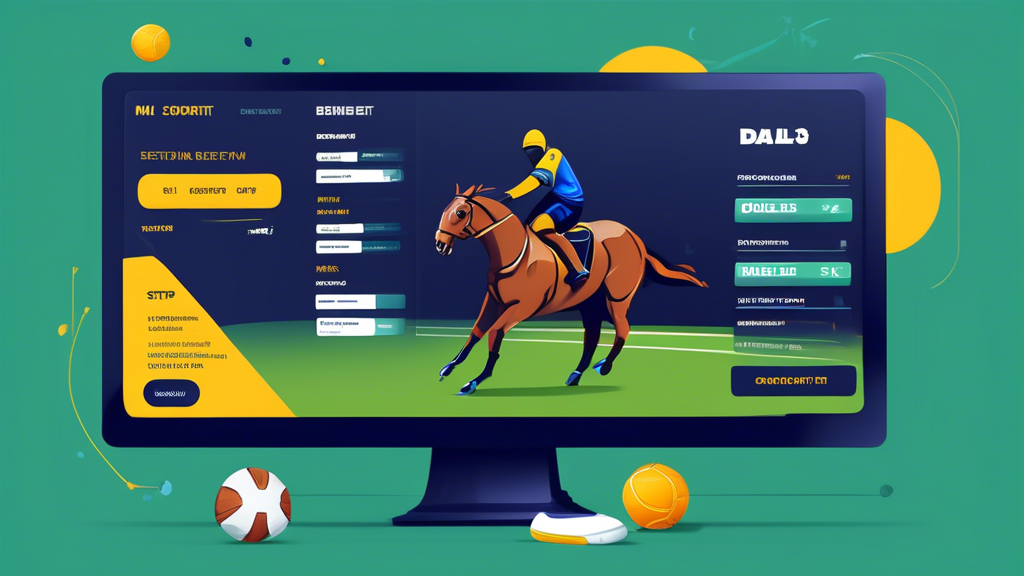 **DALL-E Prompt:**
Create an informative and engaging illustration depicting a digital scene of someone engaging with the M Sportsbet online betting platform. The image should show a user-friendly interface on a computer screen, highlighting the account creation process with clear step-by-step visuals. Include elements like a betting slip, various sports icons (football, basketball, horse racing), and icons representing responsible gambling (e.g., a checklist for tips). The background should reflect a modern, sleek online betting environment, ensuring the overall vibe is inviting for both novice and experienced bettors. Use a color palette that conveys excitement and engagement, emphasizing the theme of online sports betting.