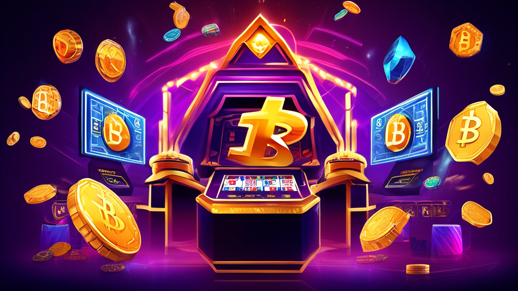 **DALL-E Prompt:** Create an informative and visually appealing illustration that highlights the benefits and features of crypto casino games. The image should depict a vibrant online casino scene with elements representing security, anonymity, and excitement. Include digital graphics of cryptocurrencies (like Bitcoin and Ethereum), symbols of security (like locks or shields), and players engaging with unique gaming features, such as innovative interfaces or immersive game themes. The overall atmosphere should convey a sense of fun and modernity, emphasizing the advantages of choosing crypto for gambling.