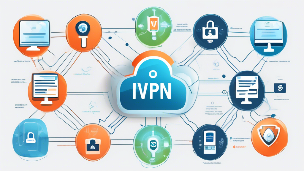 Create an informative and visually engaging illustration depicting the key advantages of using a dedicated IP VPN. Show a secure digital environment with symbols of enhanced security like locks and shields, users accessing restricted content with different geographic markers, and an efficient, fast network with speed indicators. Include elements representing stability, such as a sturdy bridge or strong foundation. Incorporate sleek, modern technology visuals to emphasize superior performance. The overall tone should convey safety, accessibility, and advanced technology.