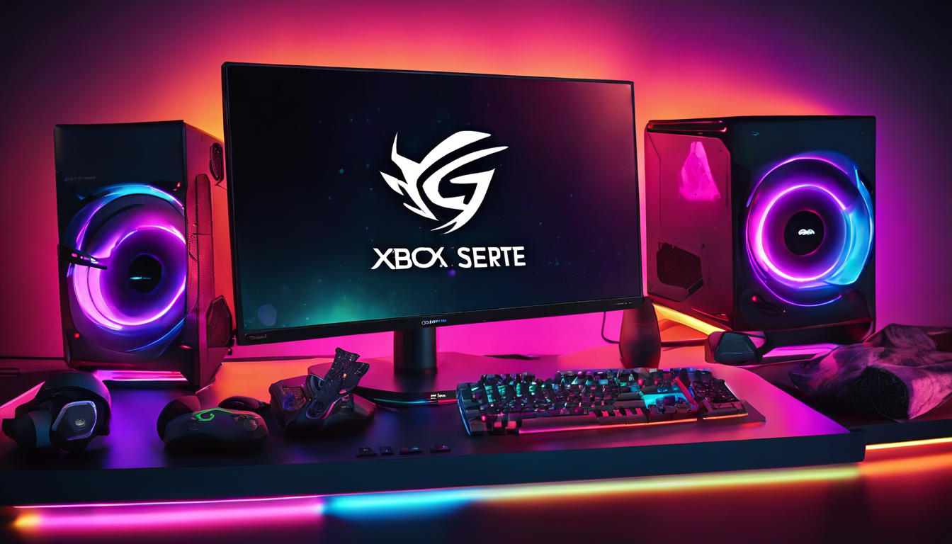 Elevate Your Gaming Experience with the Ultimate Setup: GIGABYTE Monitor, Xbox Series X & ABS Master PC