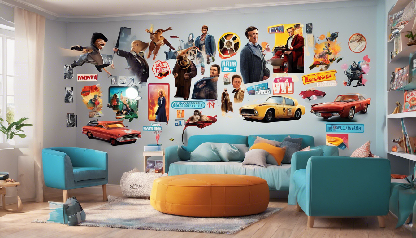 Transform Your Space: The Ultimate Guide to Film Theme Wall Stickers