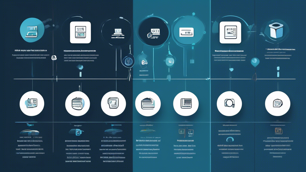 Create an informative and visually engaging infographic that illustrates tips for selecting the right NZB server. The design should include criteria such as speed, security, and user-friendliness, along with recommendations tailored for different user types: beginners, advanced users, and professionals. Use a modern and tech-savvy aesthetic, incorporating icons and charts to represent each criterion clearly. Background elements should hint at Usenet downloading, such as NZB files and network connections, to provide context.