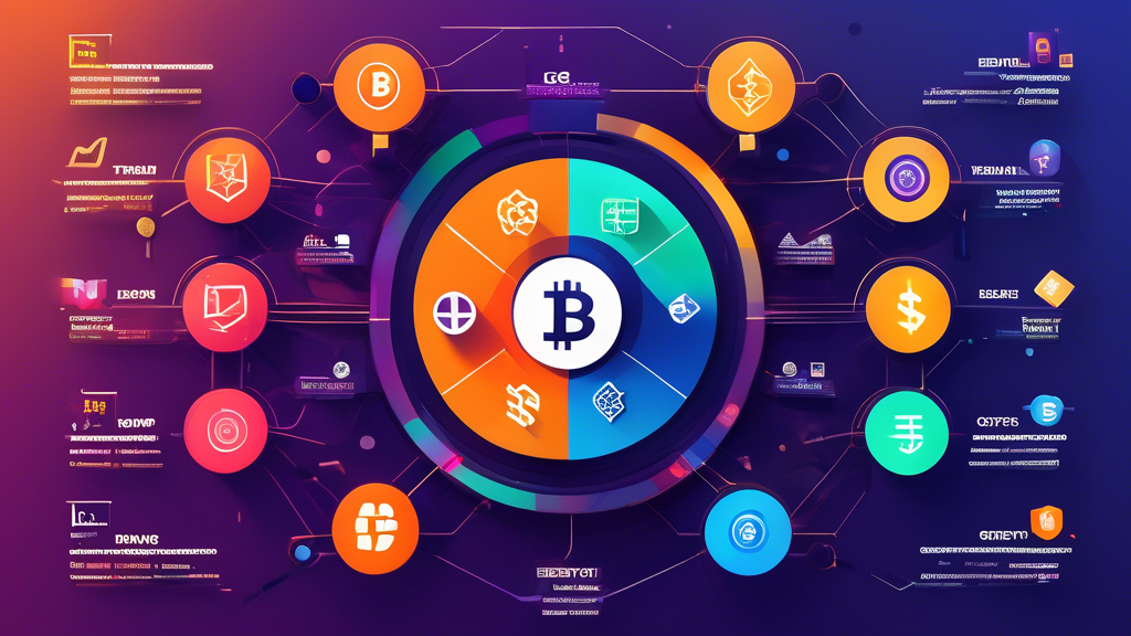 Create an infographic-style image showcasing the top crypto trading platforms of 2023. Include logos of leading exchanges, a comparison chart highlighting key features such as security, fees, and user interface. Incorporate user review snippets with pros and cons, and visually represent the concept of choosing the right platform based on individual trading needs, using vibrant and engaging colors. The design should be modern and professional, appealing to both novice and experienced crypto traders.