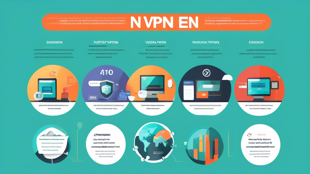 **DALL-E Prompt:** Create an informative and visually appealing infographic that highlights essential tips for choosing the ideal VPN service. Include icons or illustrations representing factors to consider, such as speed, security, user-friendly interfaces, pricing, and specific needs. Incorporate a section for frequently asked questions about VPN usage. Use a clean and modern design aesthetic, with colors that convey trust and security, such as blue and green tones. Add the phrase Top VPN Services prominently at the top of the infographic.